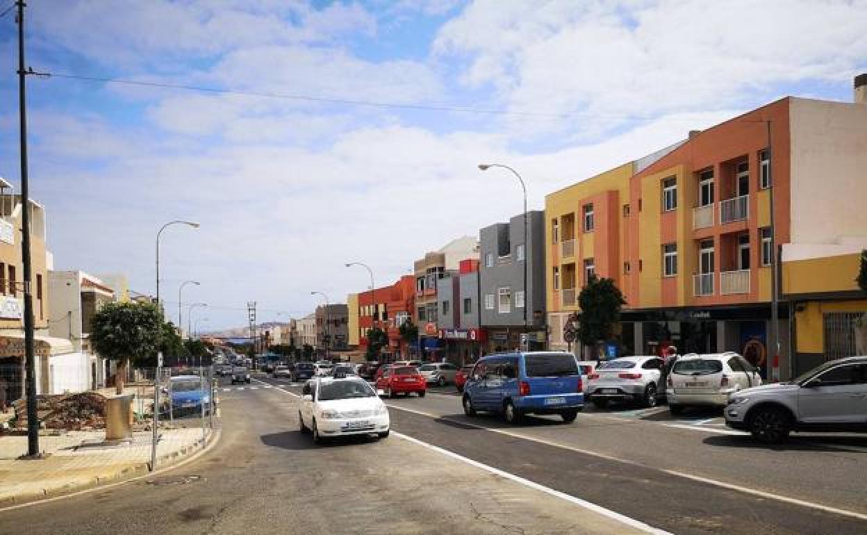 Imagen de cuando aún no se habían terminado las obras. La mediana ya se había eliminado. 