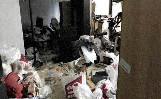 Imagen principal - Imagen de la vivienda donde vivían en Alcaravaneras. 