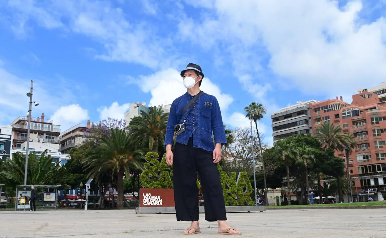 El cineasta laosiano, en la capital grancanaria. 