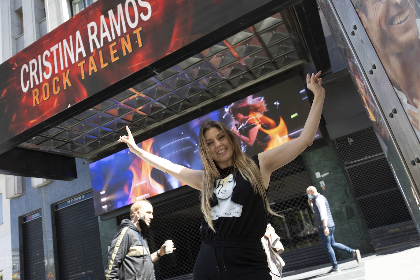 Fotos: Cristina Ramos, reina en la Gran Vía madrileña