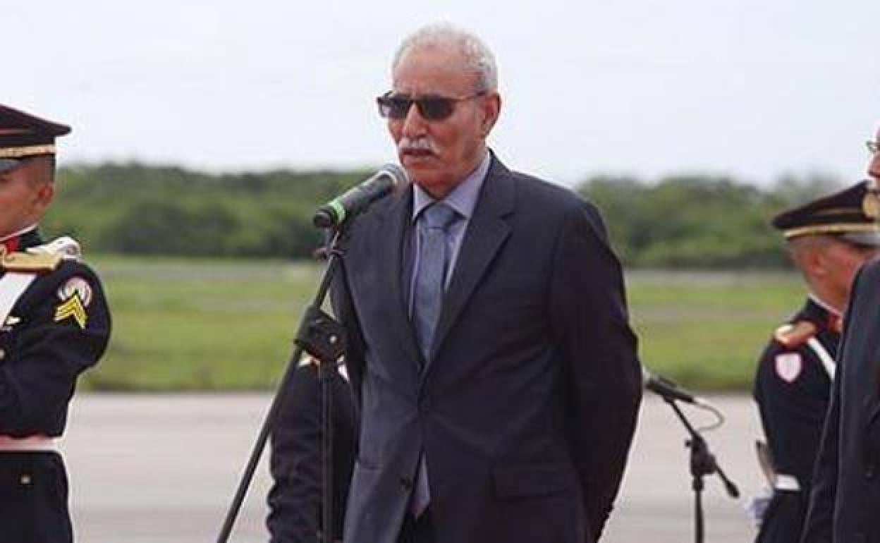 Brahim Ghali, en un acto oficial. 