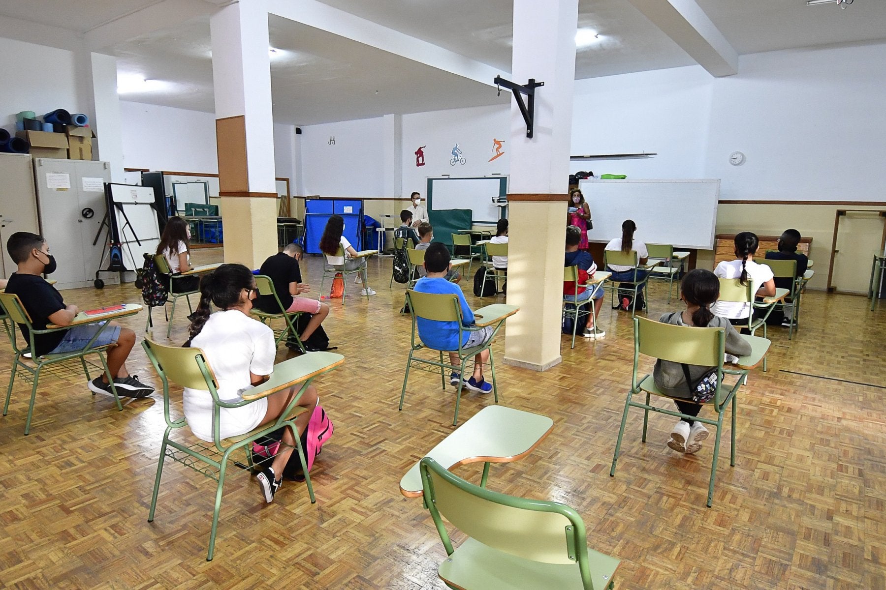 Foto de archivo de una clase en este curso en un instituto de la capital grancanaria. 