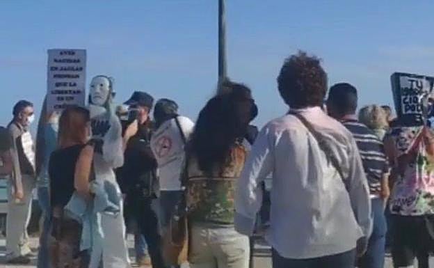 Imagen de la manifestación. 