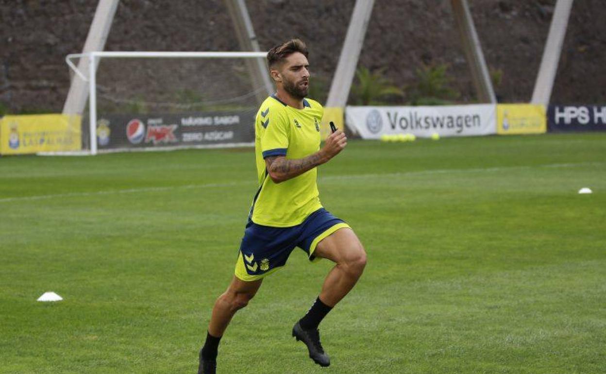 La UD Las Palmas pierde a Pejiño por lesión durante tres semanas