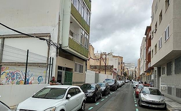 Vista de la calle Matías Padrón. 