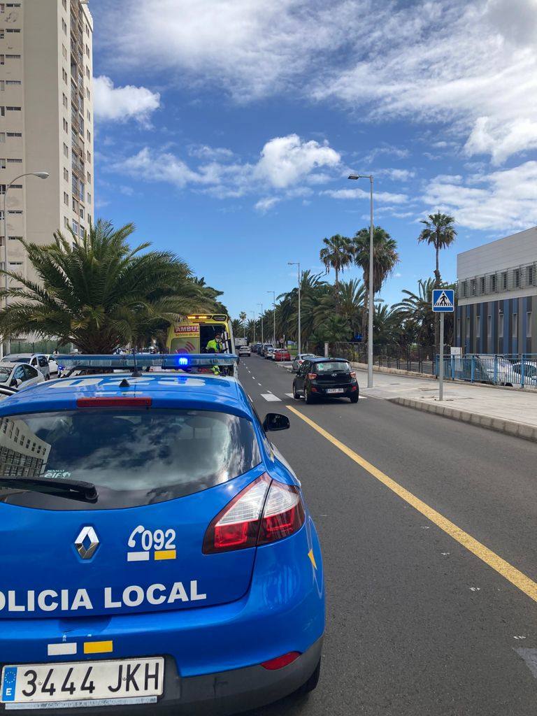 Herida en un atropello en el Polígono de San Cristóbal