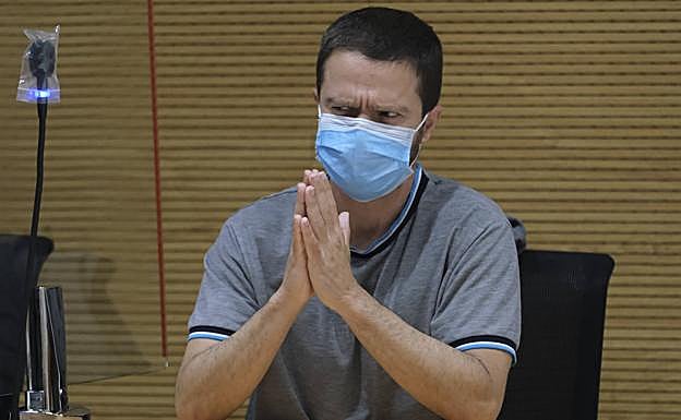 Marcos José, durante el juicio. 