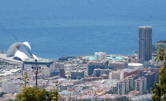 Vista de Santa Cruz de Tenerife. 