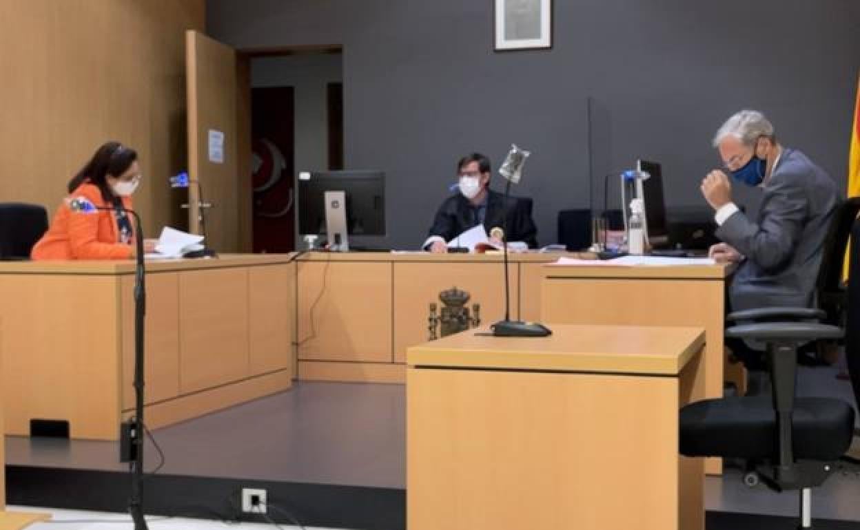 Imagen del juicio celebrado este martes. 