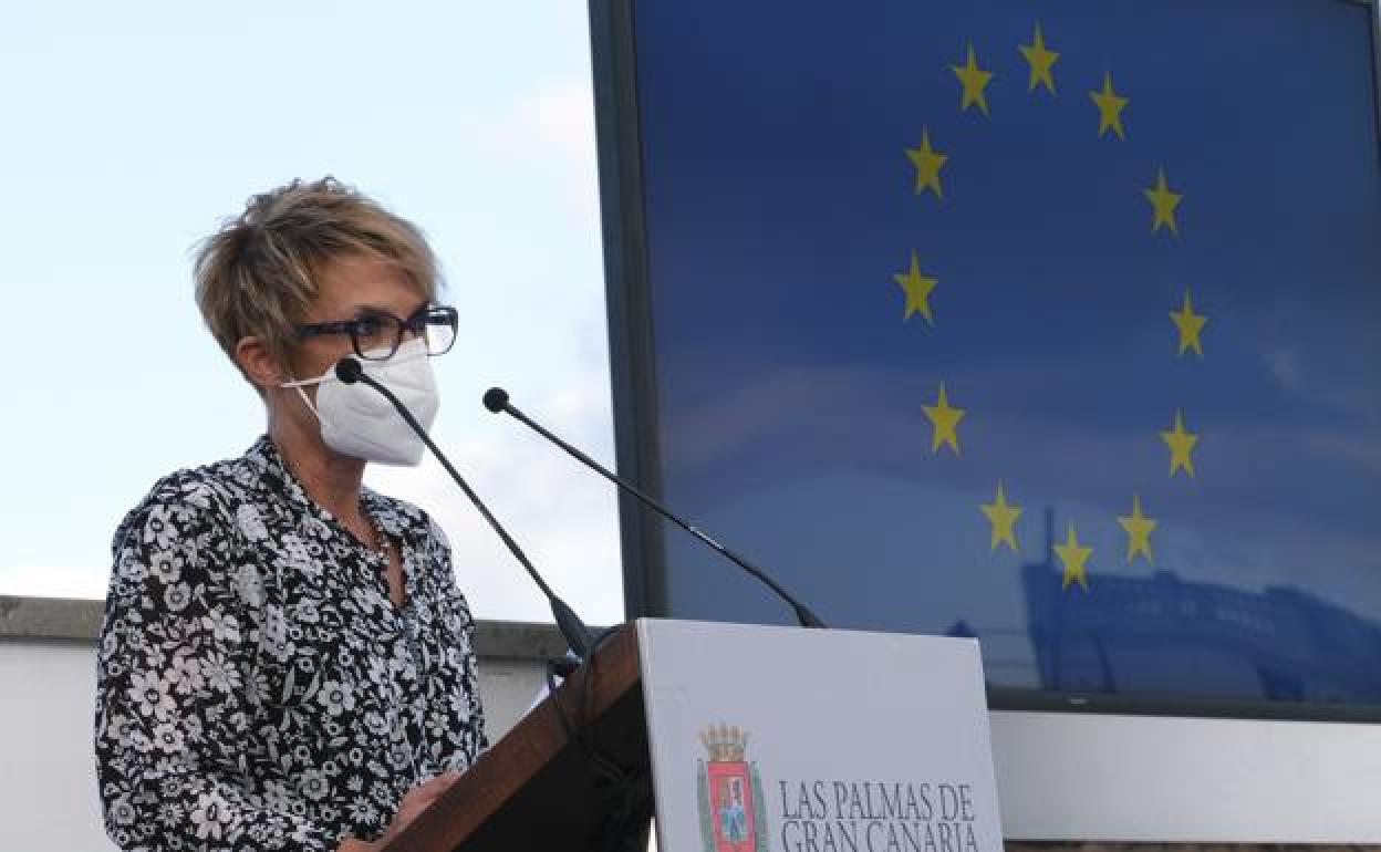 La consejera de Economía y Empleo, Elena Máñez. 