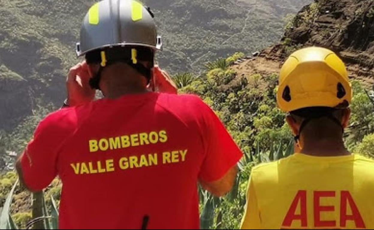 Bomberos Voluntarios de Valle Gran Rey. 