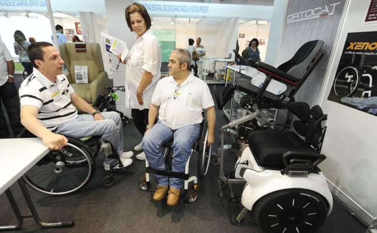 Foto de archivo de una feria de Gran Canaria Accesible. 