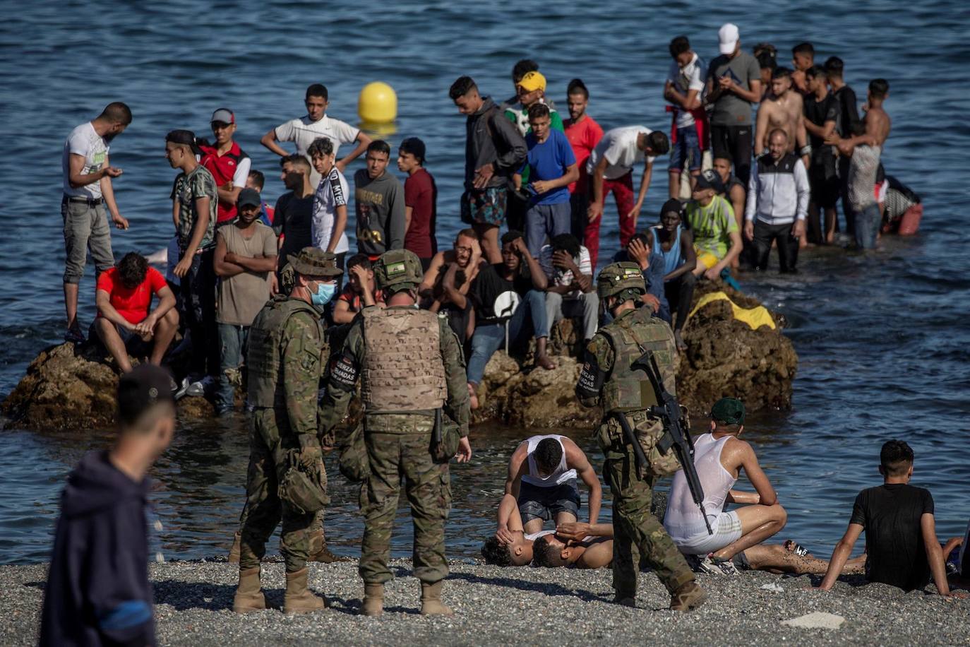 Fotos: Sánchez afronta la mayor crisis migratoria y diplomática desde la Transición
