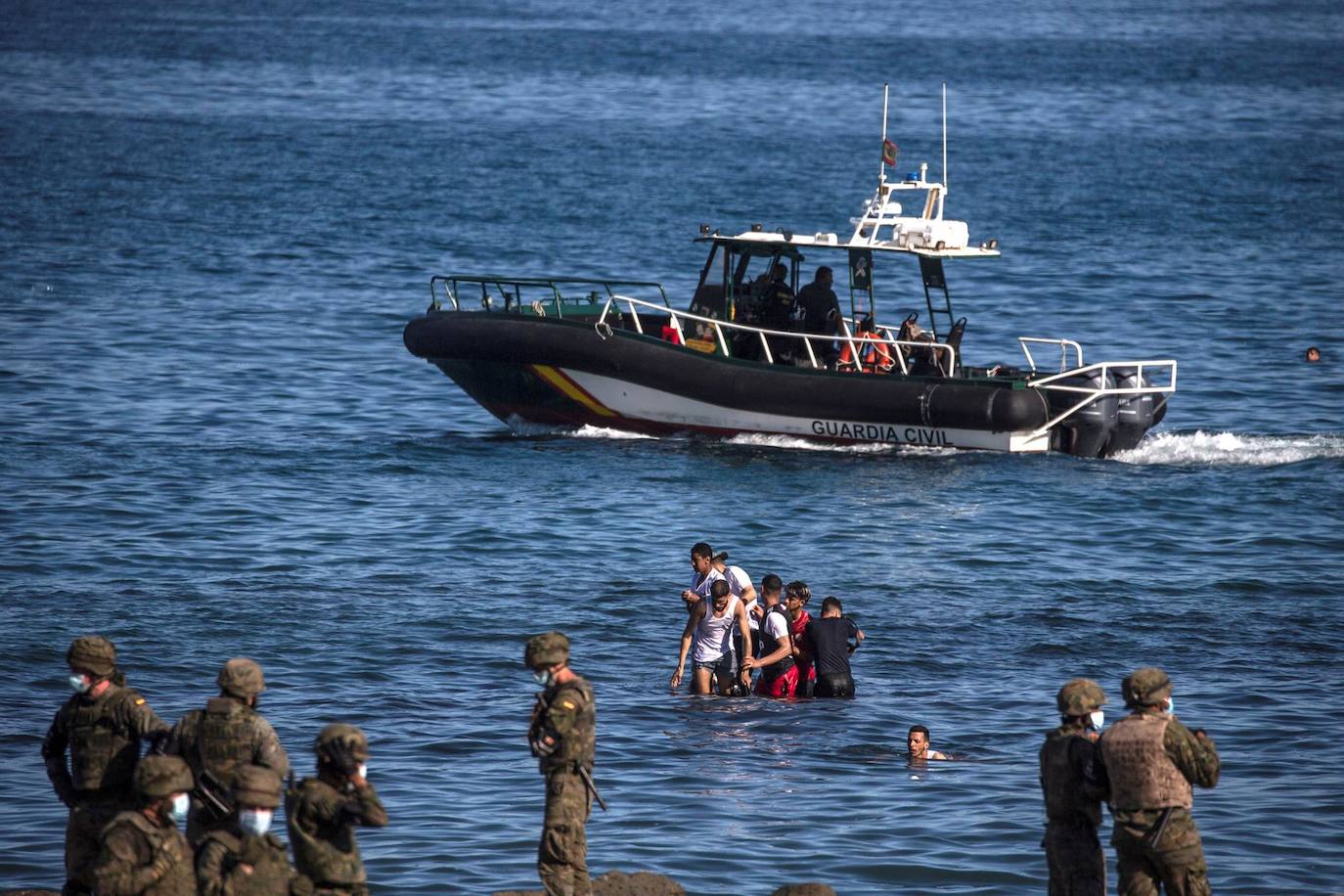 Fotos: Sánchez afronta la mayor crisis migratoria y diplomática desde la Transición