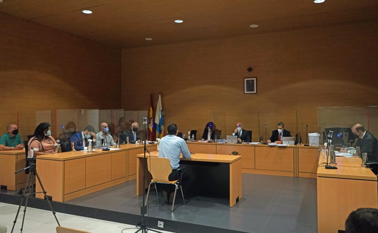 Imagen de la segunda sesión del juicio celebrado este miércoles. 