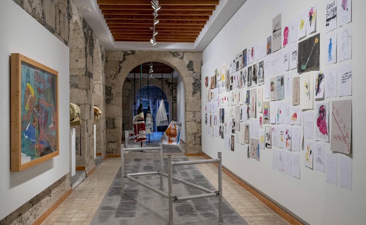 Imagen de 'Trazas', en la Fundación Mapfre Guanarteme, en la capital grancanaria, 