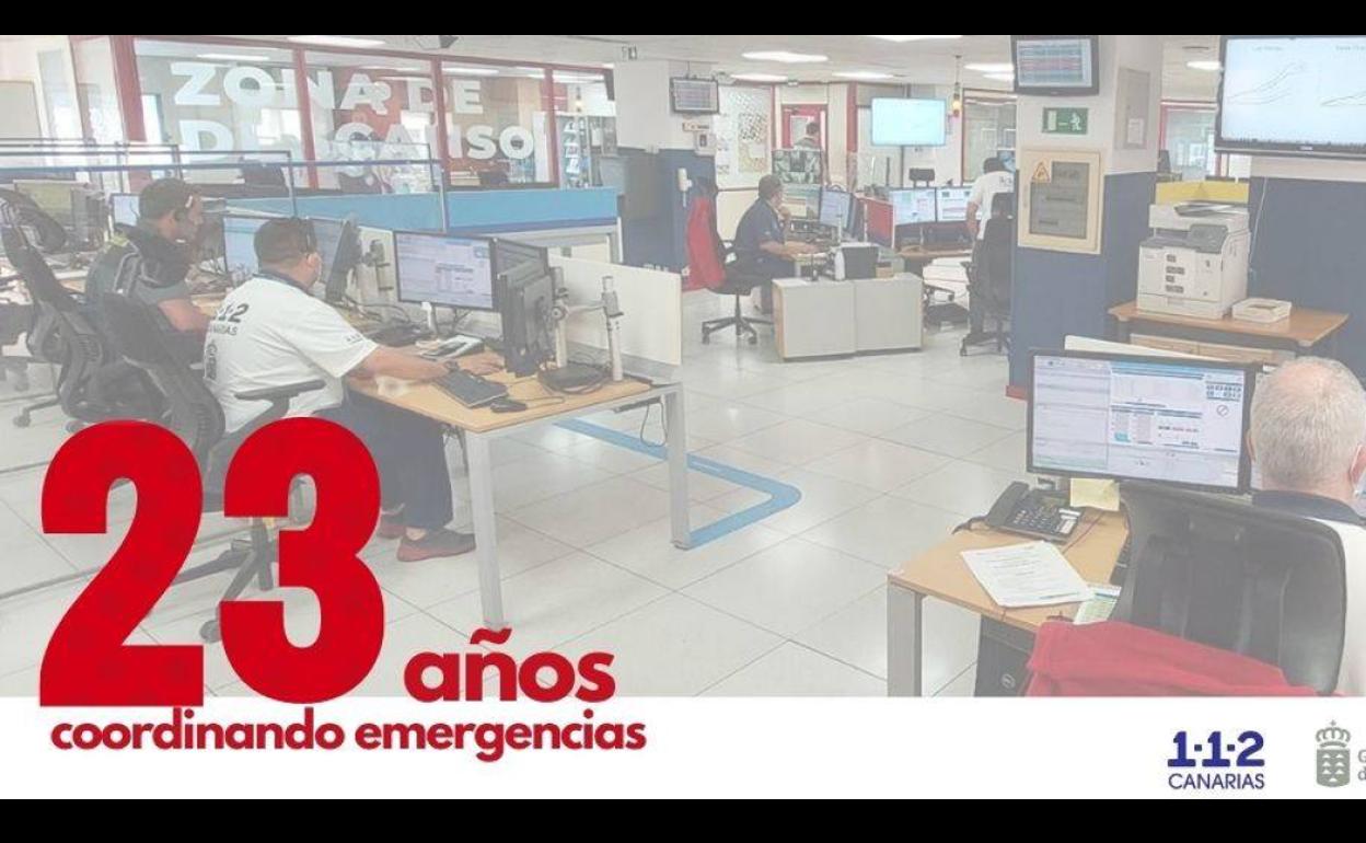 Cerca de 10 millones de personas han sido atendidas por el 1-1-2 Canarias en sus 23 años de vida