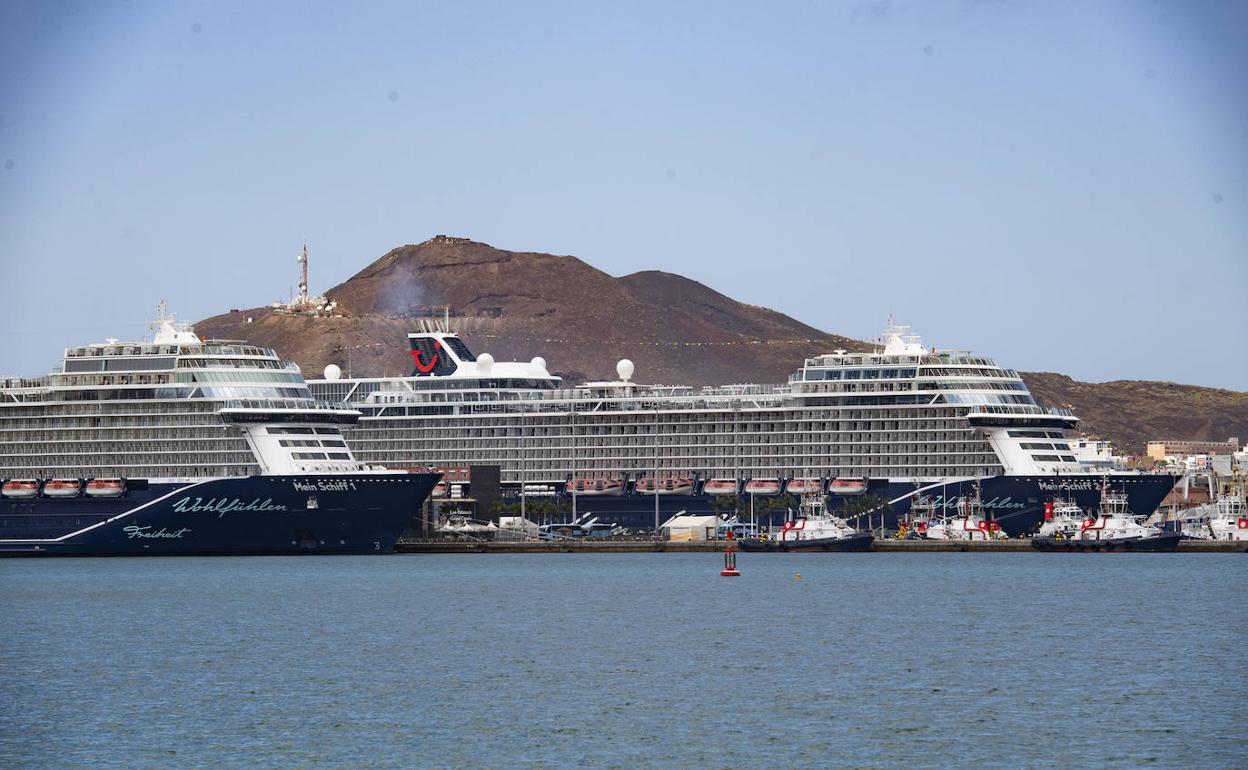 La capital grancanaria concluirá la temporada de cruceros con más de 103.500 turistas