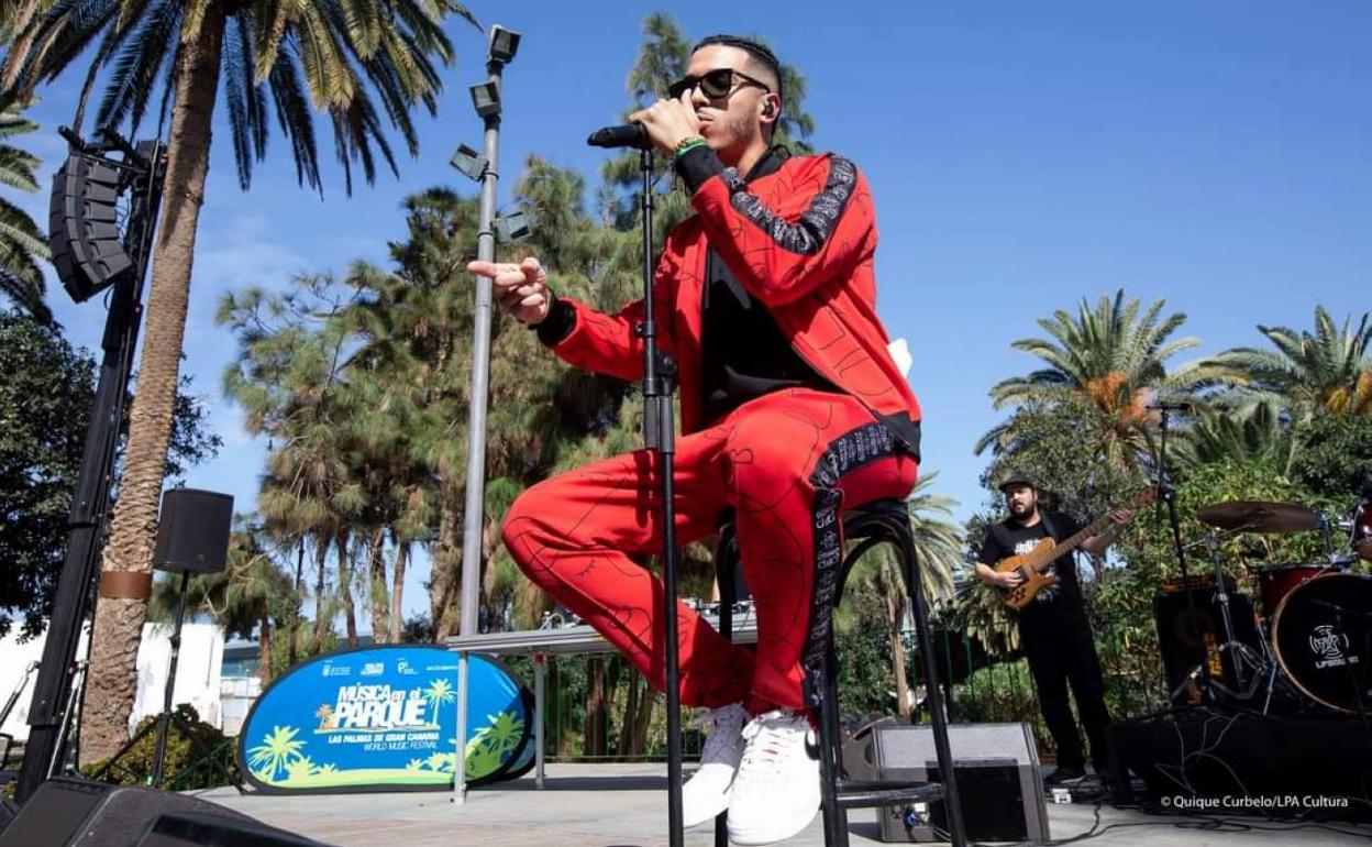 Concierto de Dizzy DROS en el parque Doramas el pasado mes de diciembre. 