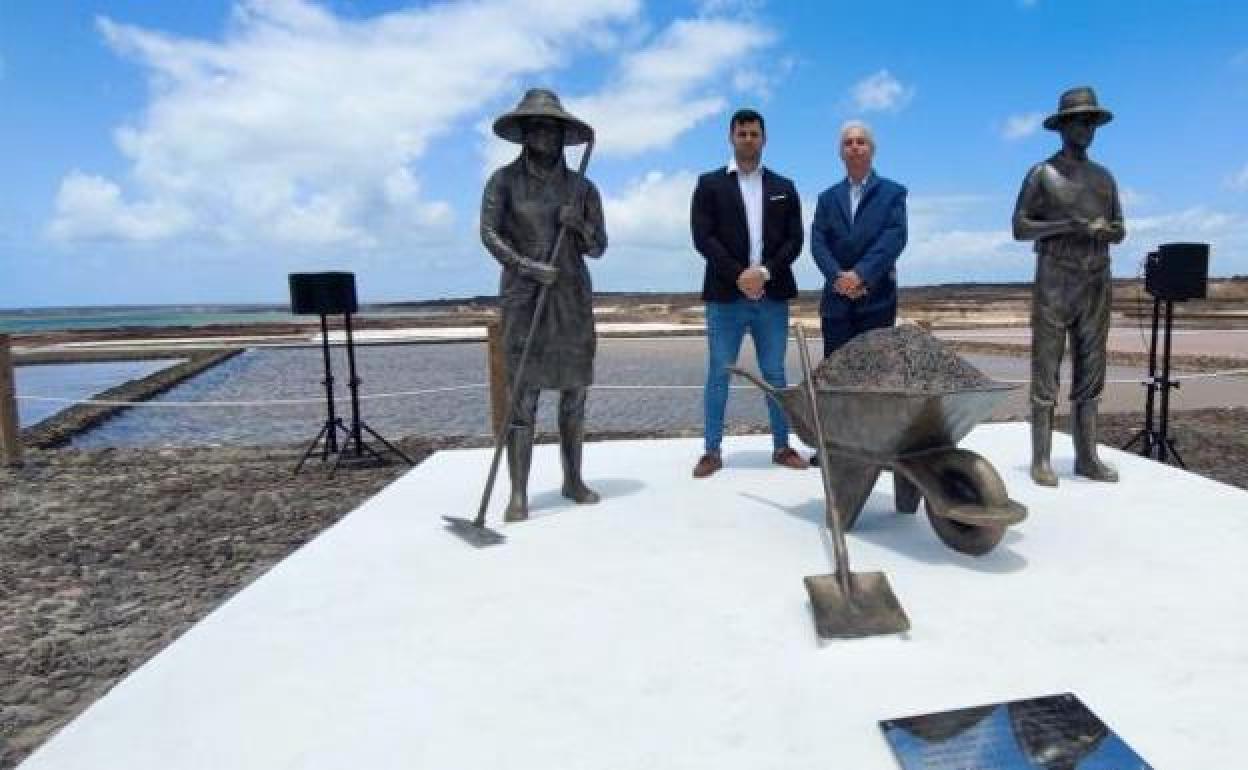 Estreno de escultura. 