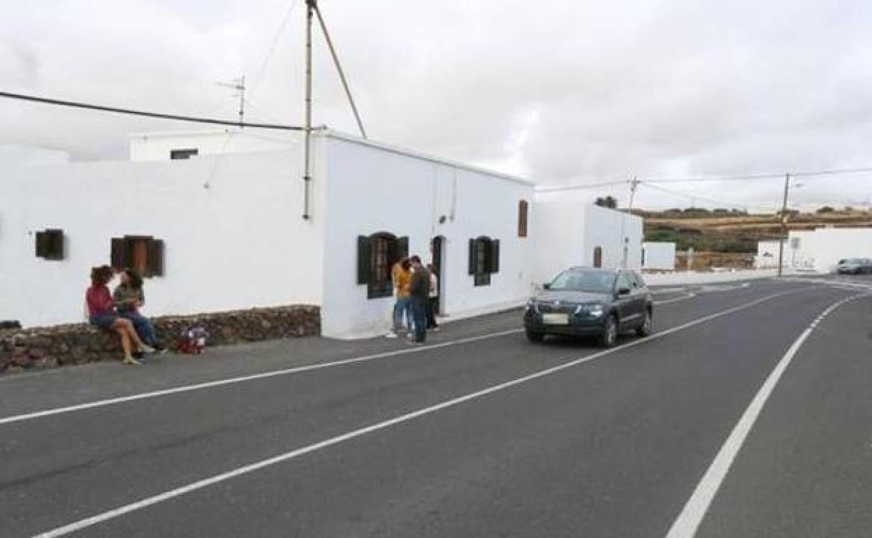 Lugar del atropello fatídico. 