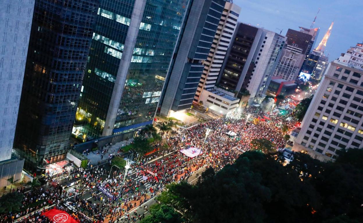 Foto reciente tomada en Sao Paulo.