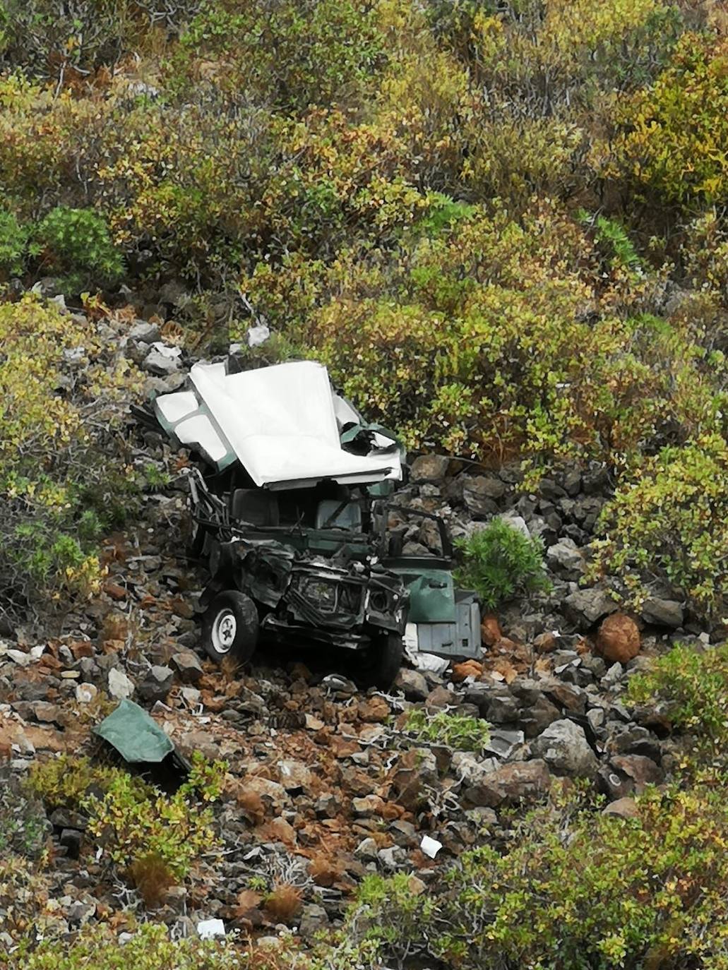 Imagen del periódico digital Gáldar Al Día del lugar del suceso. 