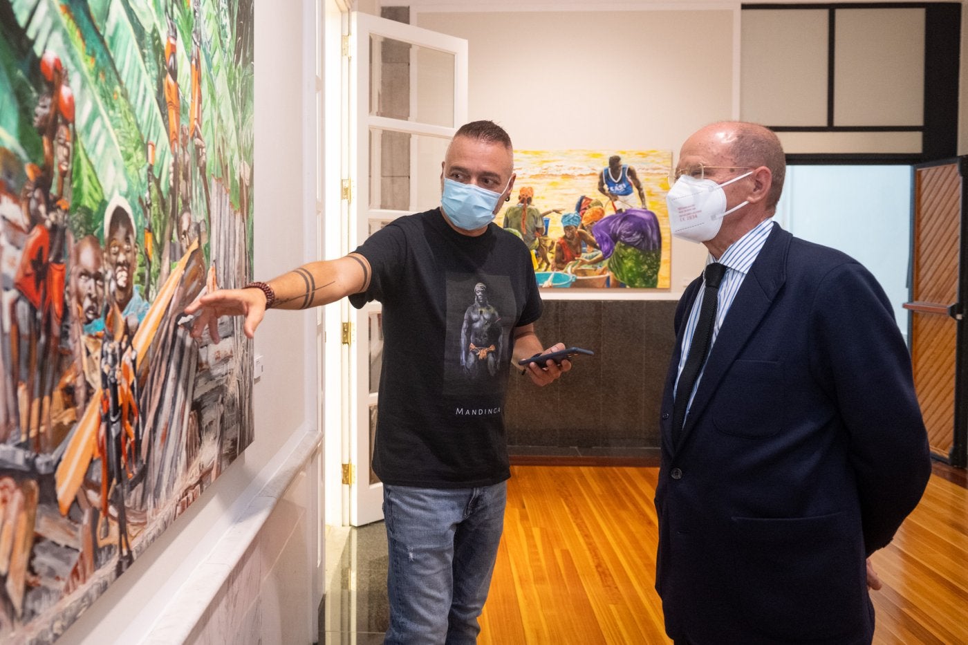 Román Tavío y Manuel Sánchez. 