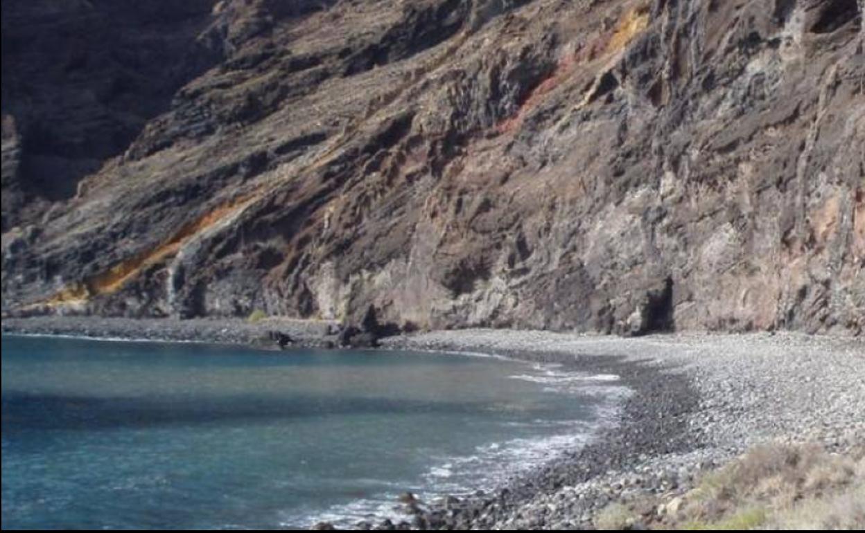 Imagen de archivo de la playa de Barranco Seco donde tuvo lugar el rescate