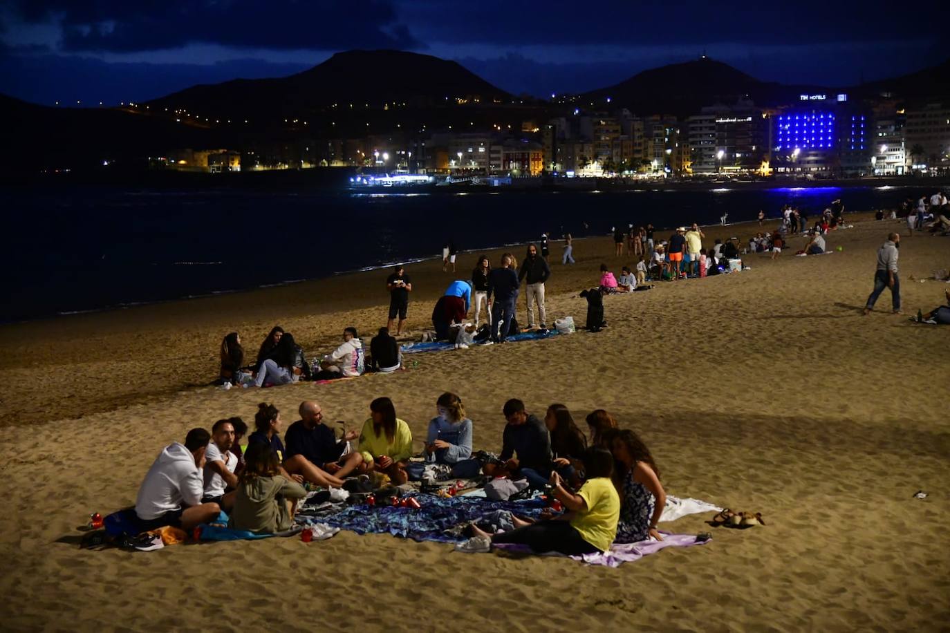 Fotos: Noche de San Juan tranquila en la capital