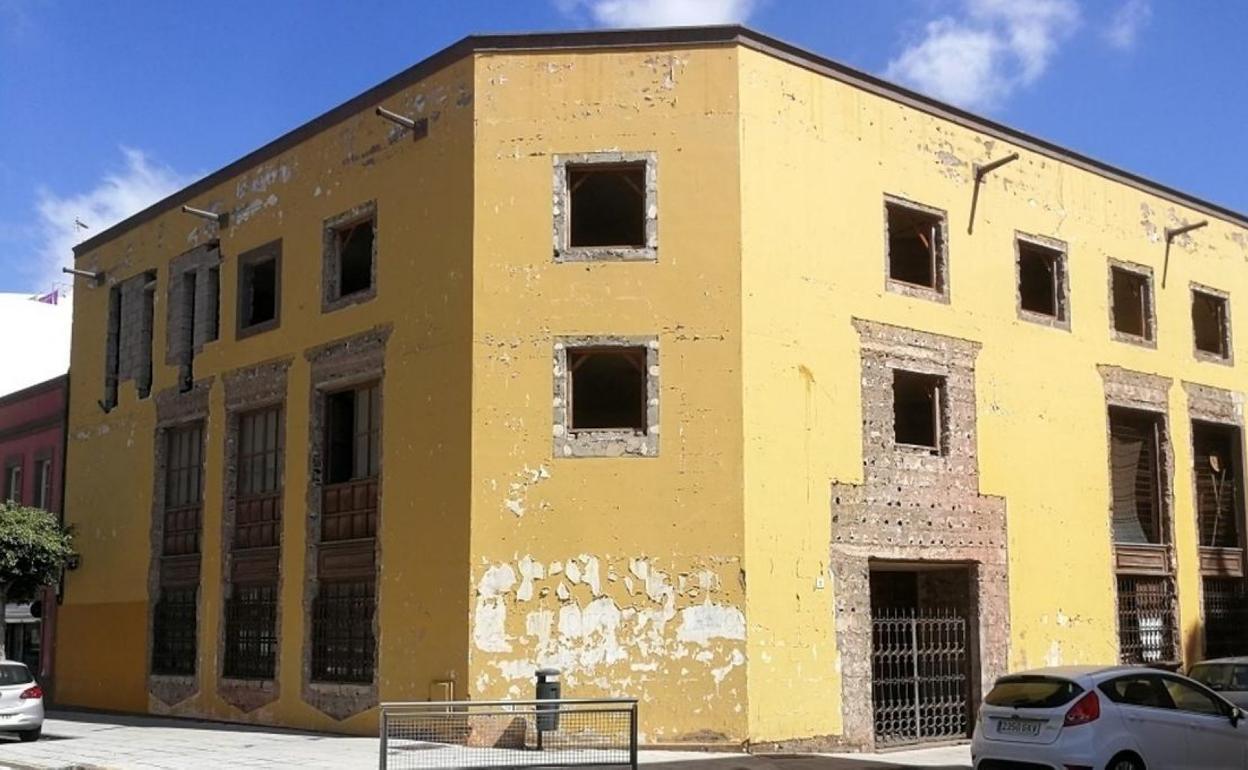 Imagen del edificio de los antiguos juzgados de Telde, el inmueble que acogerá las nuevas oficinas del Servicio Canario de Empleo. 