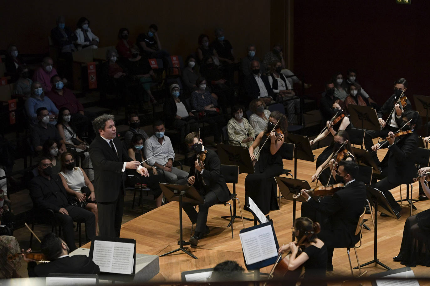 Fotos: Concierto de Dudamel en el auditorio Alfredo Kraus