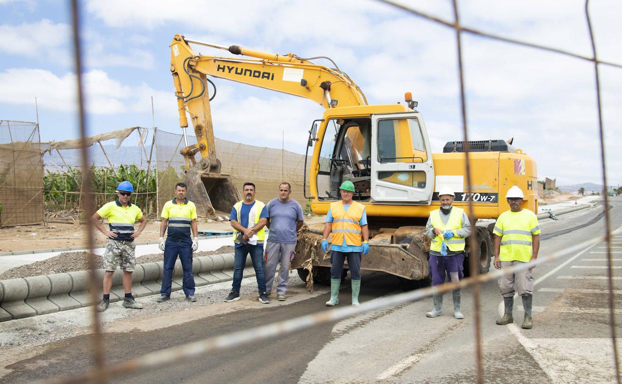 Huelga, completa e indefinida, de los trabajadores de la carretera de Melenara
