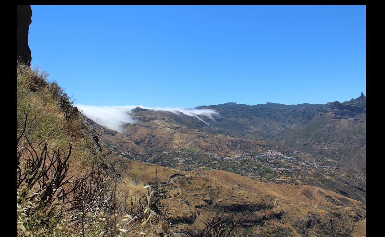 Paisaje desde la Cueva Candiles. 