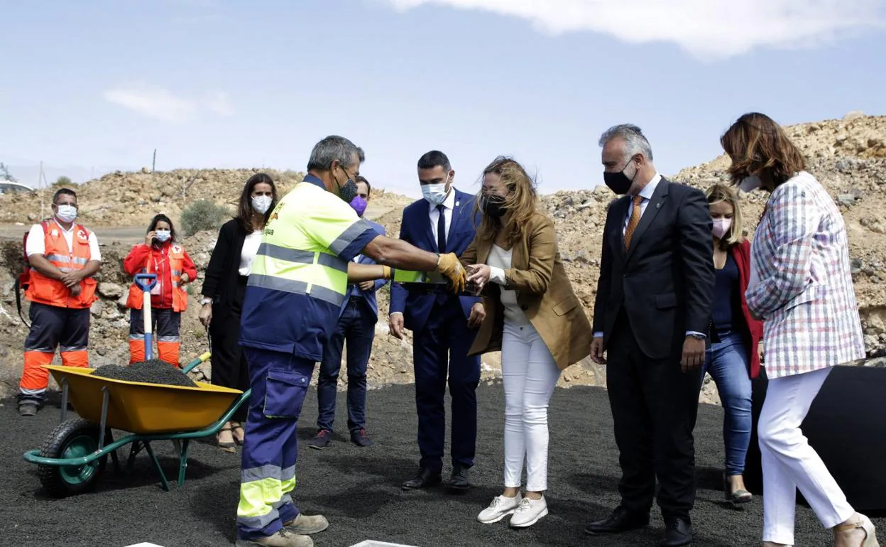 Inicio de obras en Tahíche. 