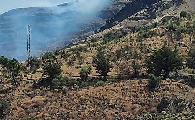Controlado el conato de incendio en la Degollada de Las Palomas