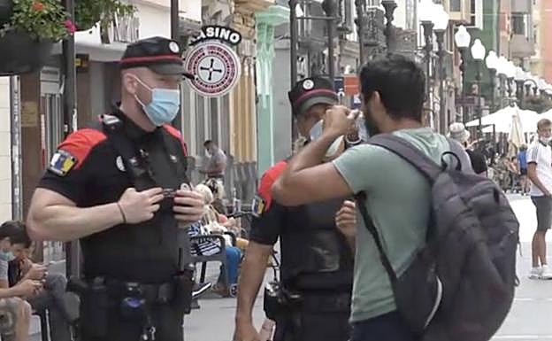 Imágenes del operativo este sábado. 