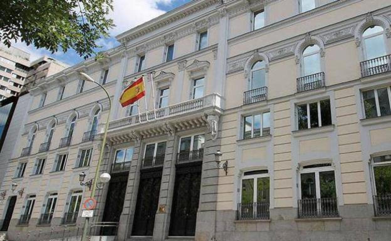 Sede del Consejo General del Poder Judicial, en Madrid