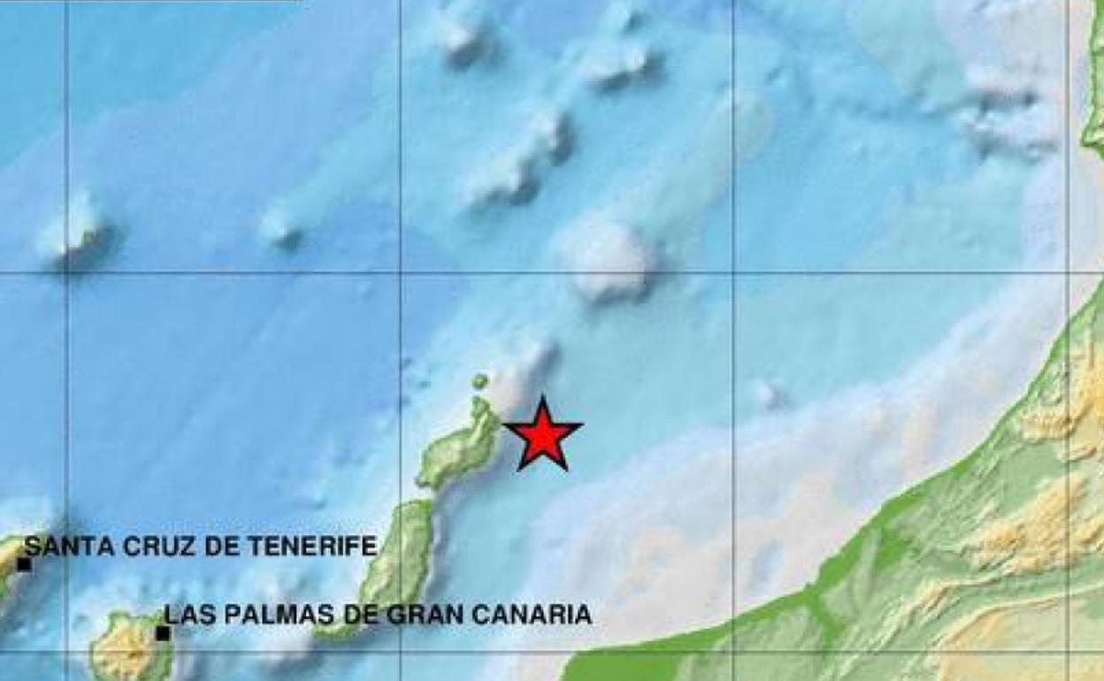 Seísmo de 3,1 grados junto a la costa noroeste de Lanzarote
