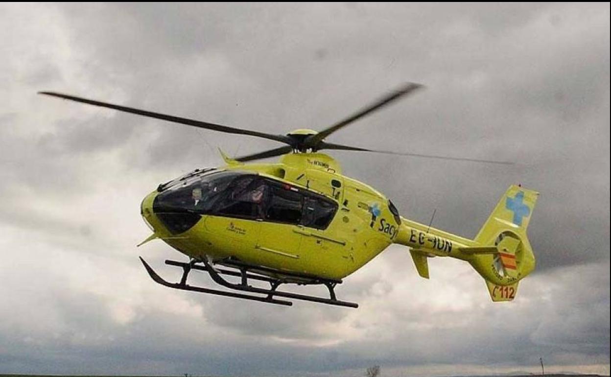 Helicóptero medicalizado. 