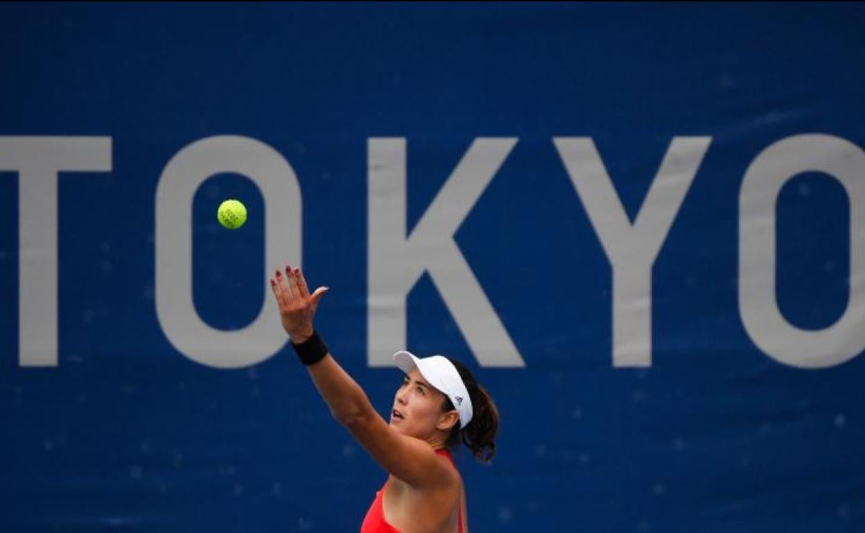 Muguruza ya está en octavos tras superar a Qiang Wang