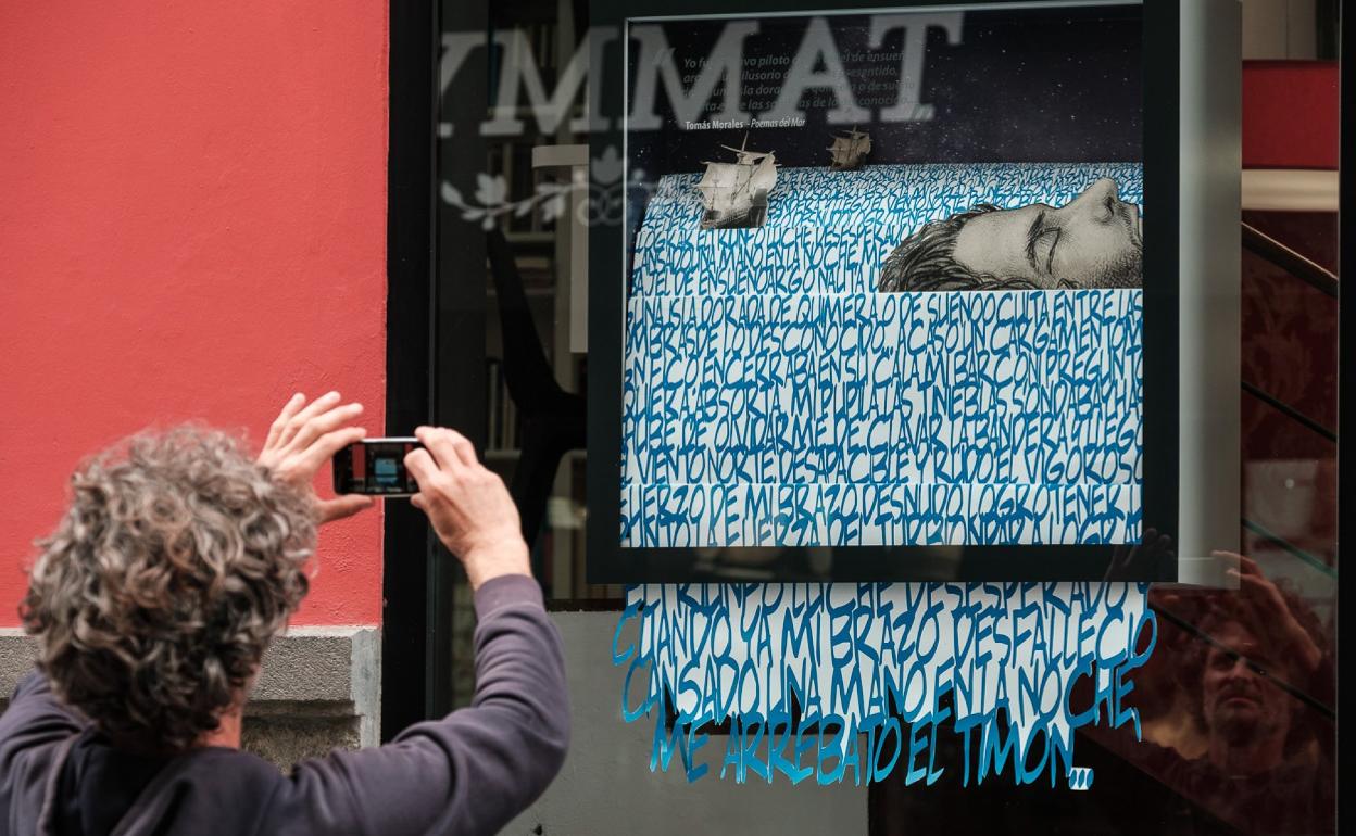 Una de las piezas que se exhiben en el escaparate. 