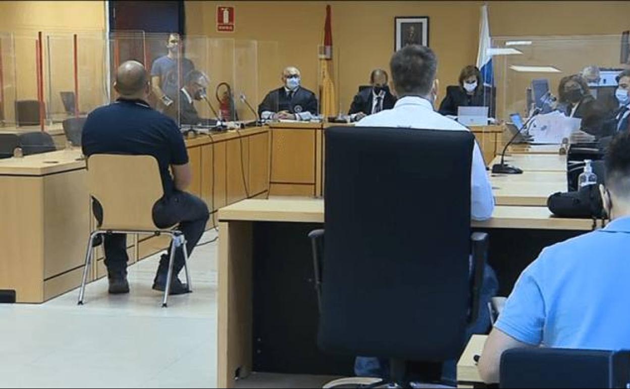 Imagen tomada durante una de las sesiones del juicio