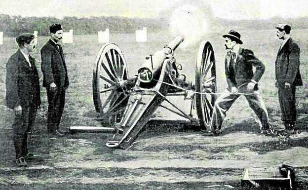 El tiro con cañón estuvo en los Juegos de París 1900, los segundos de la era moderna