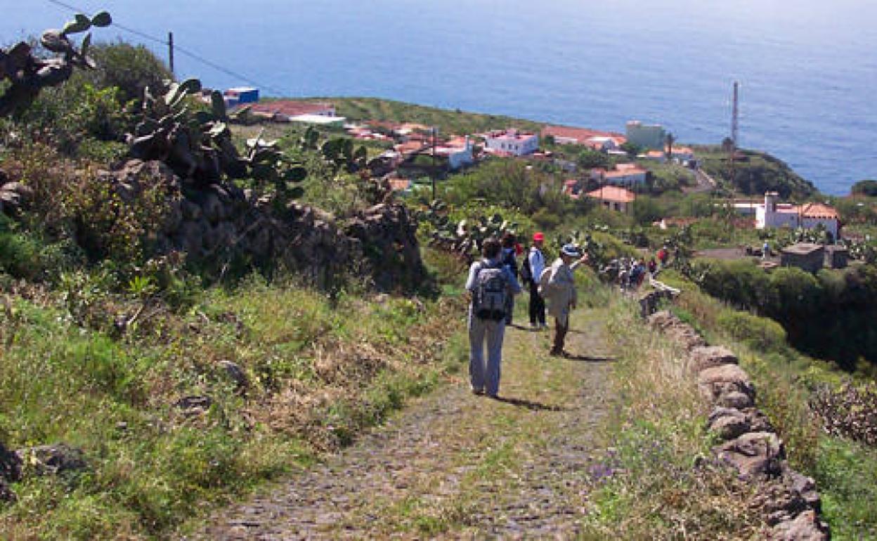 Imagen de archivo de un sendero en Garafía