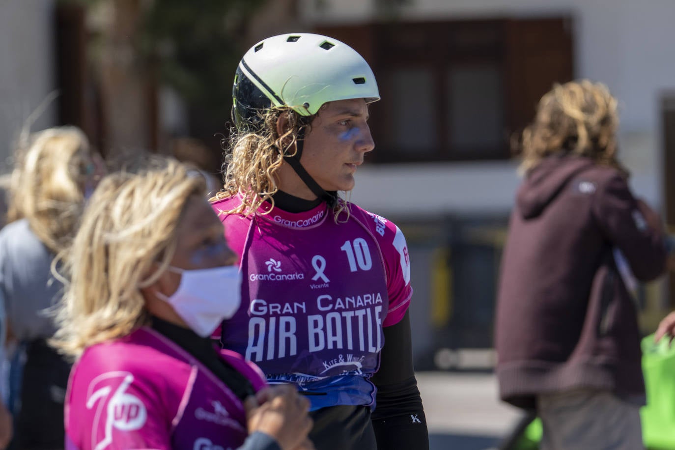 Fotos: El burrero acoge el campeonato de España de Kiteboarding y la primera competicion de Wing Foil de la isla