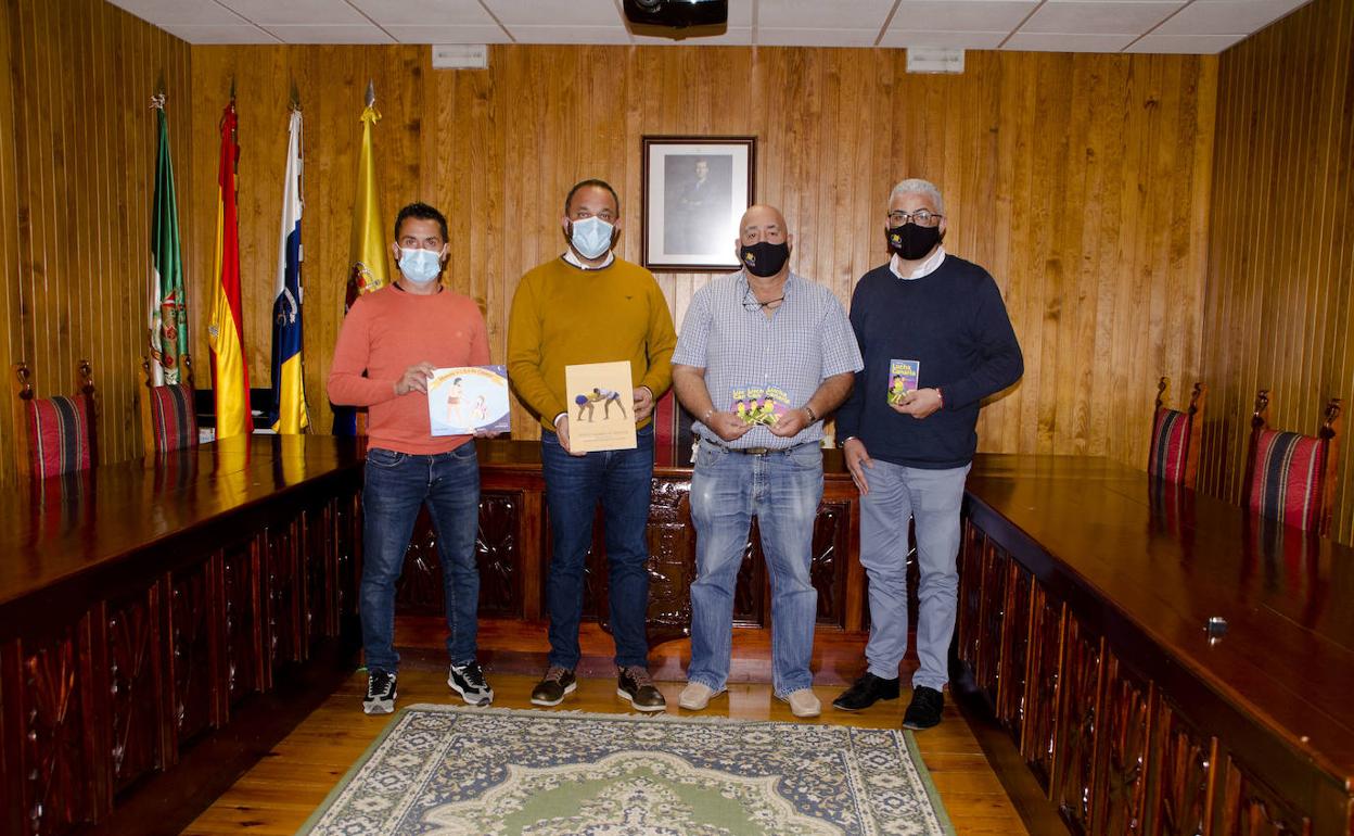 Moya apoya el Proyecto Escuela de Lucha Canaria