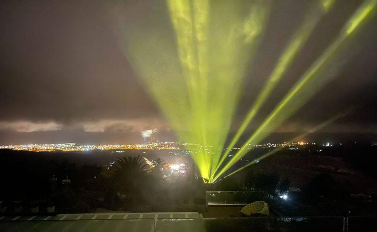 Los megafocos de Monte León proceden de la grabación de un 'reality'