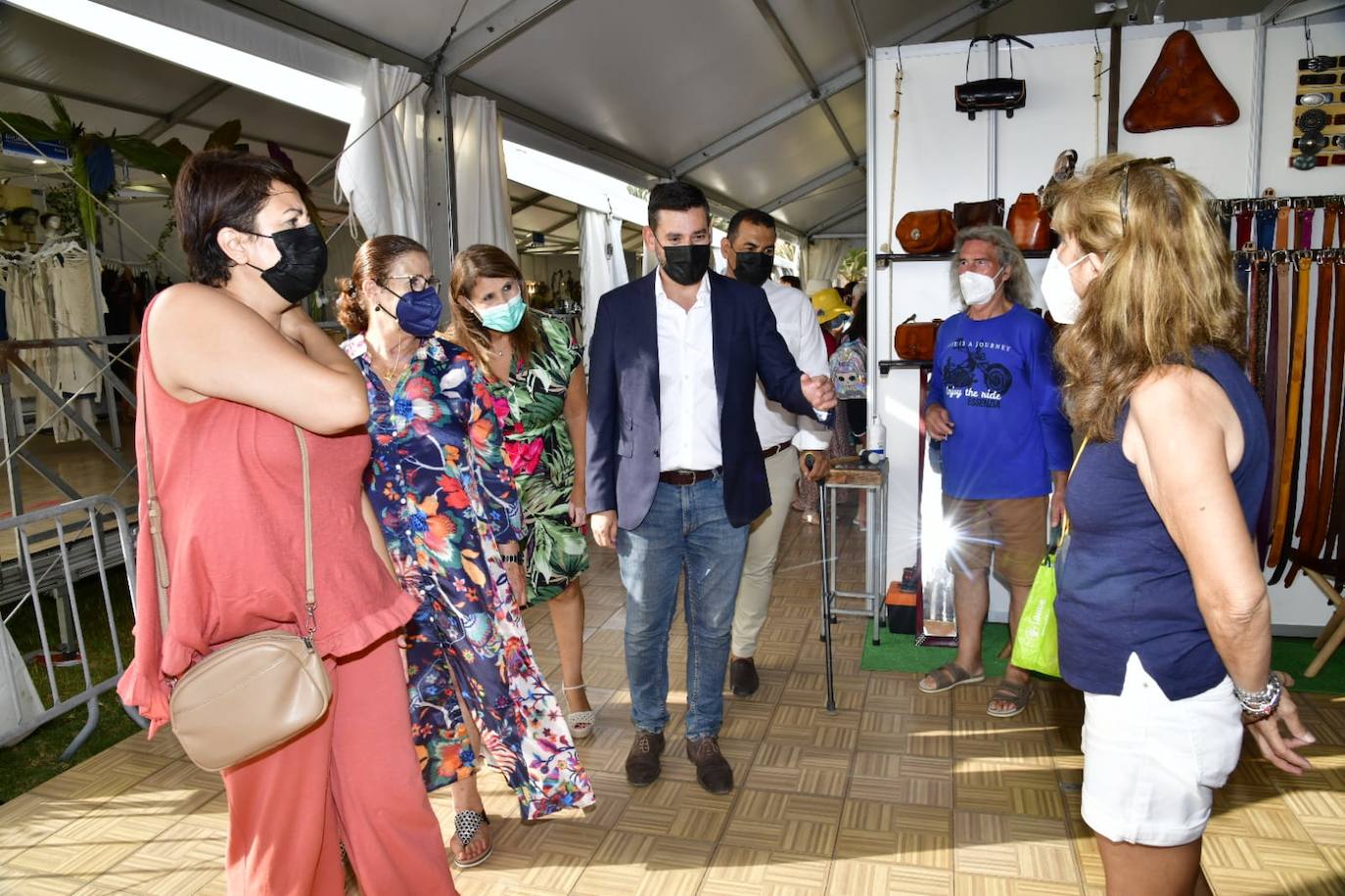 Fotos: Artesanía en el Faro de Maspalomas