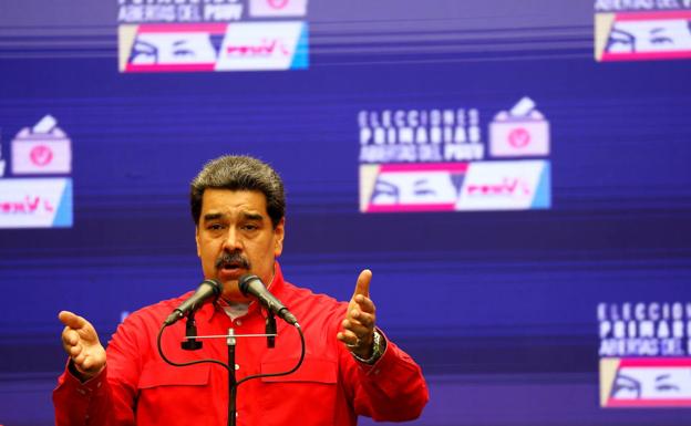 Nicolás Maduro, durante un acto público esta semana.